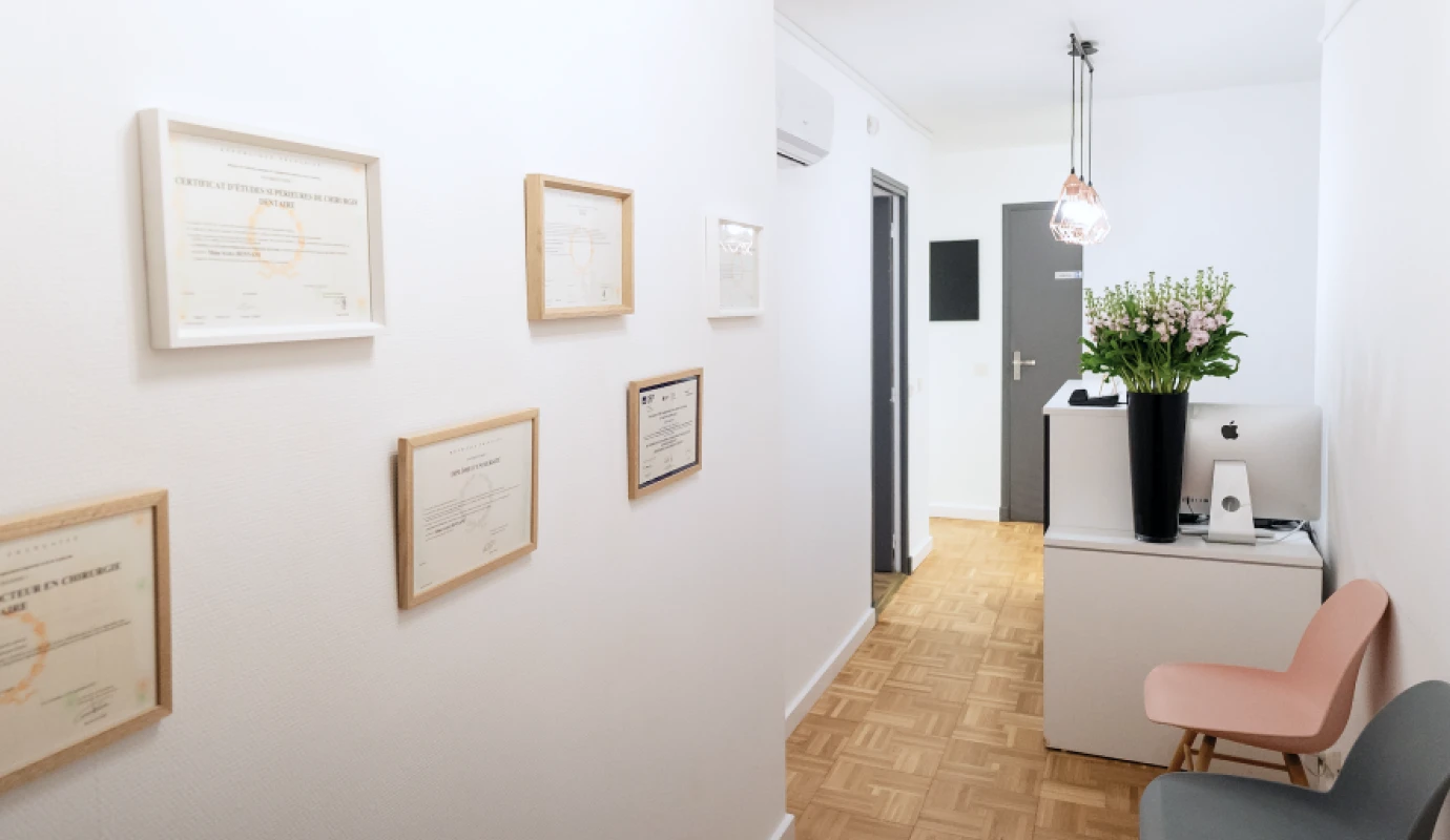 Accueil du cabinet du Dr Maha Bennani Ribet à Menton
